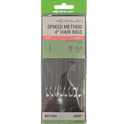Korum Spiked Method Hair Rigs Barbed 4inch
